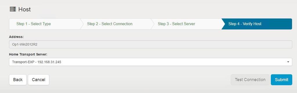 If you have multiple Transport servers then you shall select the home Transport server that will control