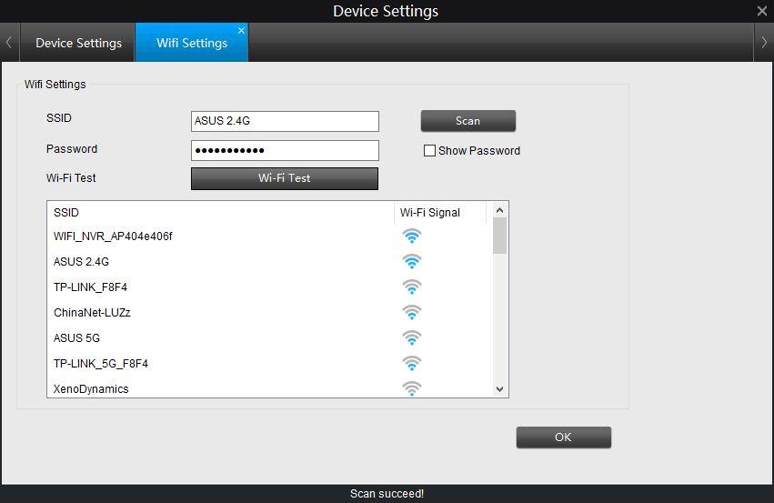4.3.4 Wi-Fi Settings You can configure the Wi-Fi settings and connect your camera to a wireless network on this page.
