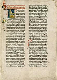 Gutenberg Bible Gutenberg demonstrated his printing technology by printing a complete bible.