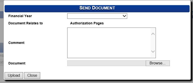 supporting document 1 Click on document type then