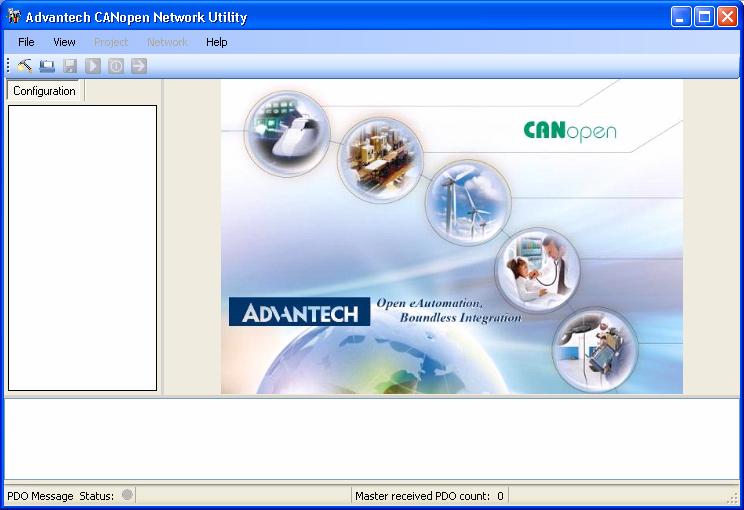 4. Advantech CANopen Network Utility 4.1. Overview The Advantech CANopen network utility is a utility to configure CANopen network node, to control and monitor the whole CANopen network.