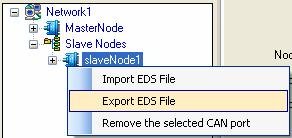 Configure Node After create network and add slave node, user can configure them further, for example, create new data type, add communication parameters, PDO, SDO and so on, modify the setting, even
