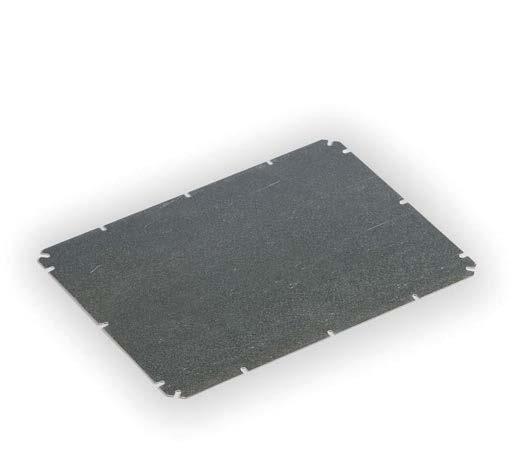 OABP306013G 300 x 600 x 130 1 OABP406013G 400 x 600 x 130 1 Cablecraft mounting plates for ABS-O enclosures Mounting plates are made of galvanized steel as standard.