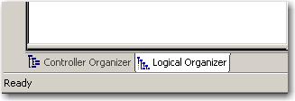 The Logical Organizer View Whereas the traditional Controller Organizer is used to view and configure the controller from an execution time and utilization perspective (Tasks), the new Logical