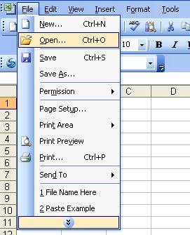 Open a Text File in Excel A Text file contains only textual characters with no special formatting, graphical information, sound or video files, and is
