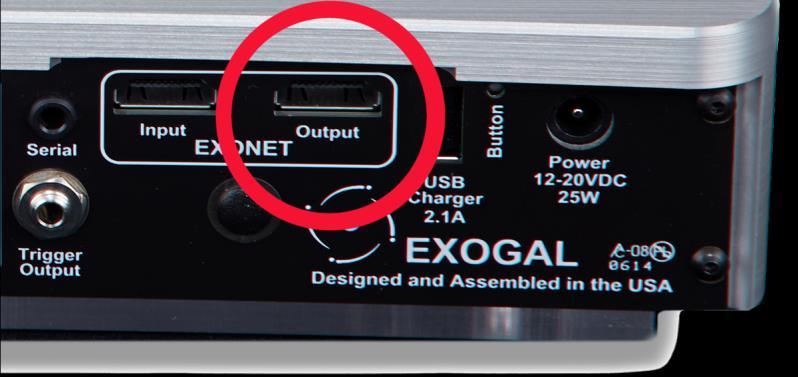 Audio Input The EXOGAL Ion PowerDAC has one audio input source: EXONET EXONET is an EXOGAL-proprietary digital interface which allows EXOGAL components to seamlessly connect, integrate and