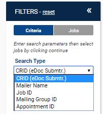 Type CRID Mailer Name Job ID Mailing Group