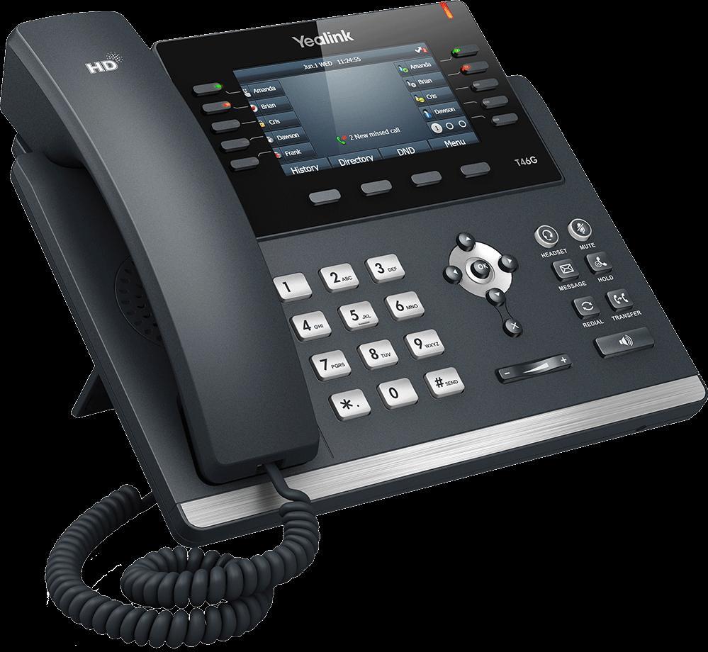 Yealink SIP-T46G Gigabit VoIP Desktop Phone The SIP-T46G is Yealink's latest revolutionary IP Phone for executive users and busy professionals.