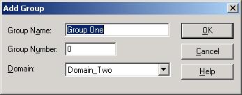 The dialog shown in Figure 2.18 opens. Figure 2.18 Select Group Dialog 2.