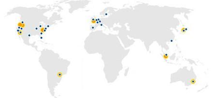 World LHC Computing Grid LHC, Amazon & Google Computing Centers. Relative size of things.