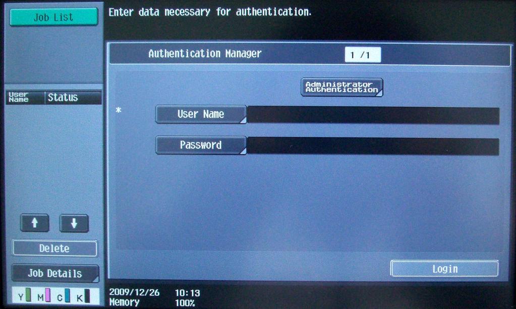 Operating My Print Manager 3 Note To use ID & Print to print data from a device, you must specify relay server authentication on the device.