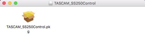 Mac While installing the Mac TASCAM SS250 CONTROL application, a warning message like this might appear: TASCAM_ SS250 CONTROL.pkg can t be opened because it was not downloaded from the Mac App Store.