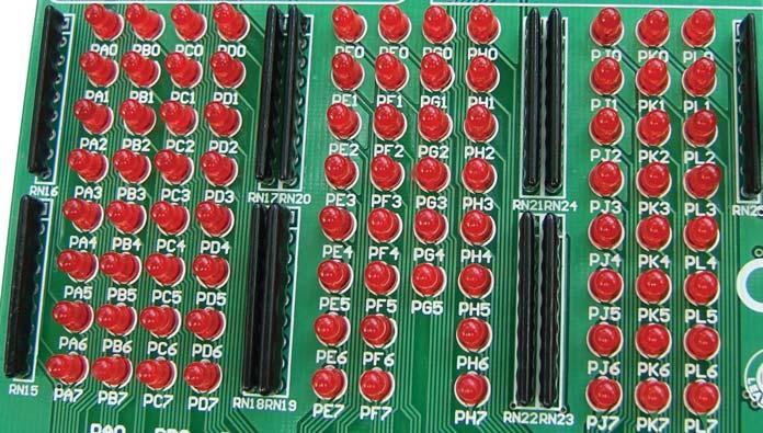 LEDs 15 Light Emitting Diodes (LEDs) are components most commonly used for displaying pins digital state.