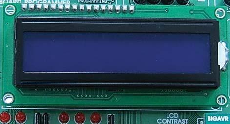 2X16 CHARACTER LCD IN 4-BIT MODE 21 Figure 24 2x16 LCD in 4-bit mode A standard character LCD is probably the most widely used data visualization component.