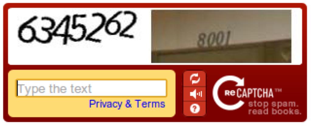 recaptcha Ask users to translate images of real words & numbers from archival texts Human labor fixed up the archives of the New York Times Two sections One for known text and the other is the image