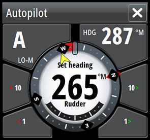 Autopilot controller Mode selection Turn pattern