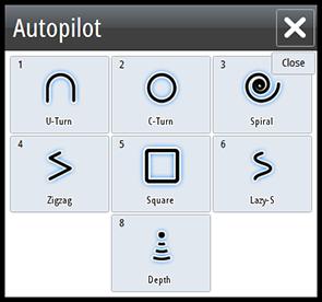 select to show the autopilot tile in the Instrument