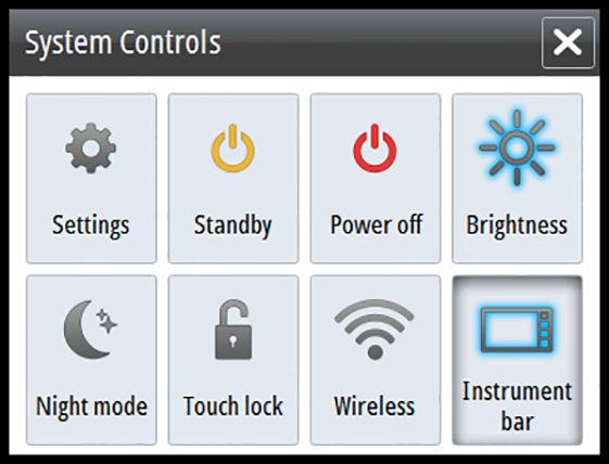 2 Basic operation System Controls dialog The System Controls dialog provides quick access to basic system settings.