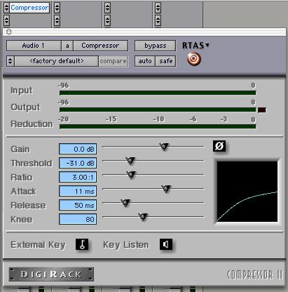 Real-time plug-ins are assigned to tracks from the Inserts view in the Mix or Edit windows.