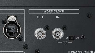 Settings allow input to the master console using output from a slave deck, or vice versa.