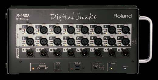 SI-AD4 SO-DA4 SI-AES4 SO-AES4 S-4000S-MR Digital Snake Modular Rack Chassis Modular rack chassis with no preinstalled In/Out modules
