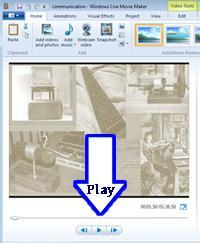 Adding narration to a slideshow Once you have your project content in the right order in Windows Movie Maker: Search for Sound Recorder in the start menu and open it.
