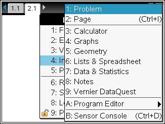 Adding a Problem to a Document Adding problems to a document enables you to reuse variable names. A document can contain as many as 30 problems. To add a new problem: 1.