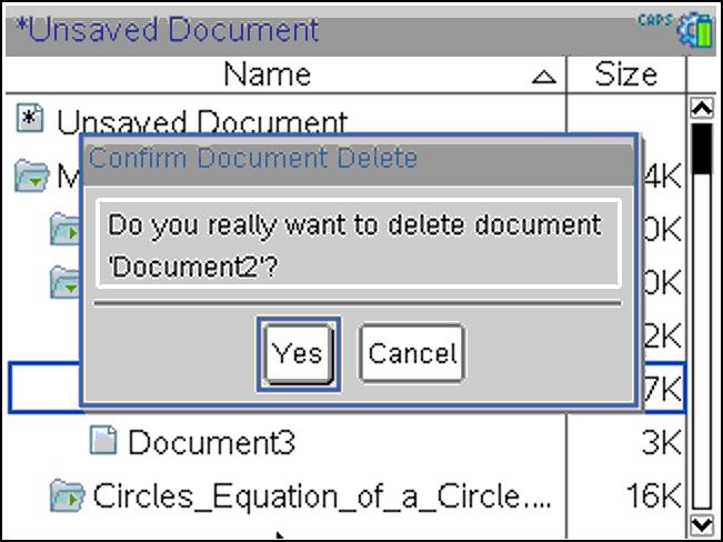 To copy a document to another folder, select the desired folder and then paste.