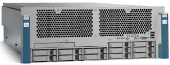 The Cisco UCS C460 M4 server features: Either 2 or 4 Intel Xeon processor E7-4800 v2 or E7-8800 v2 product family CPUs Four rack-unit (4RU) chassis Up to 6 terabytes (TB)* of double-data-rate 3
