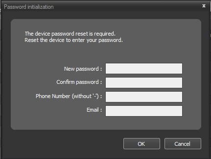 Phone Number: Enter the phone number that allows SMS for receiving the One Time Password(OTP) when resetting the password.