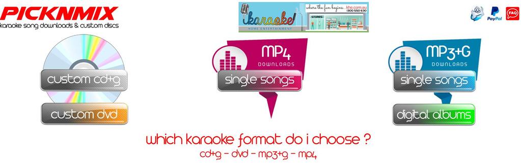 Download MP3+G Tracks for your Magic Sing Step 1 Go to www.picknmix.com.