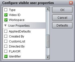 5 Finding Assets n 6. Select the Available option, which makes the custom property available for users to add into Interplay Access displays and to use in an Extended search. 7.