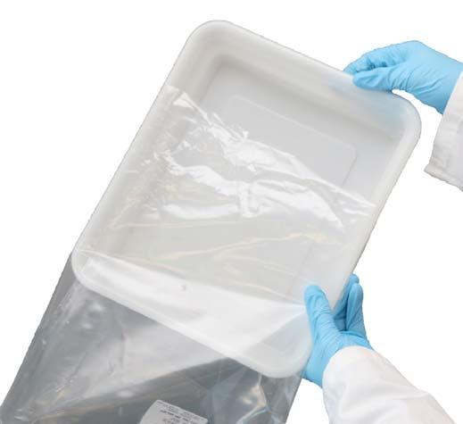 Moulded & Packed in a Cleanroom Made from FDA, EC 1935/2004 & EU 10/2011 conforming HDPE Part No.