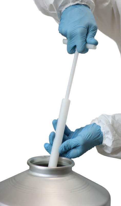 SteriWare ViscoThief Single Use Sampler for High Viscosity Liquids The Disposable ViscoThief is ideal for sampling viscous materials such as oils, creams, shampoo and honey. Simple to operate.
