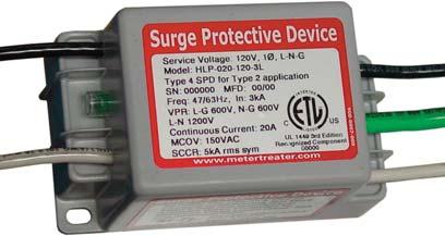 Lighting & Alarm Protection Device HLP SERIES The HLP Series is a Type 4 SPD designed to protect equipment from surges.