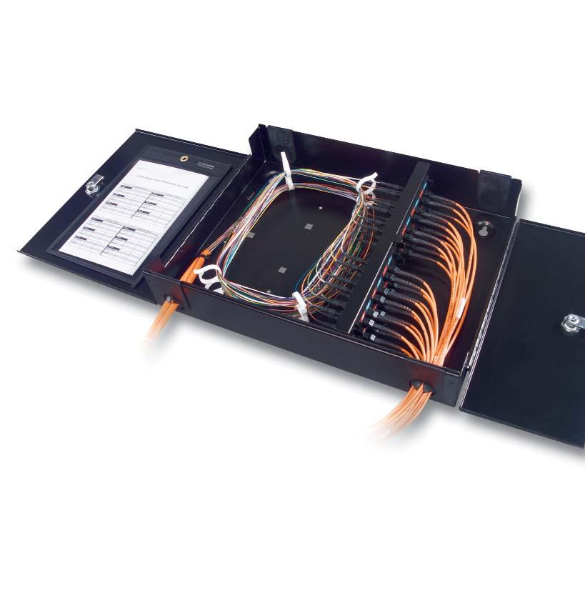 F/ WALL MOUNT INTERCONNECT CENTRE (SWIC) The Wall Mount Interconnect Centre (SWIC) is a cost-effective fibre enclosure designed to manage and protect up to 96 fibre connections.
