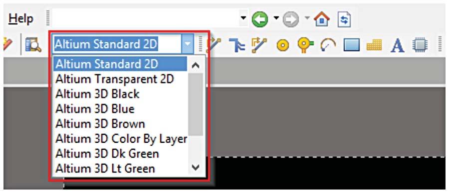 4 DROPDOWN MENUS Custom drop-down menus can also be added to the Altium Designer Environment.
