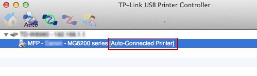 To scan with TP-LINK USB Printer Controller, right-click the printer and select Network