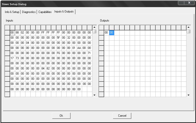 CHAPTER 4: FIELDBUS INTERFACE PROFIBUS DP Figure 4-4: Profibus I/O data - 95 words in, 1 word out The following DP Master configuration menu shows how a smaller set of I/O poll data can be chosen