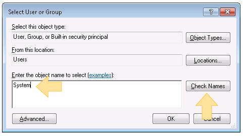 current logged-in user, use Change User or Group to set the task running account to System.