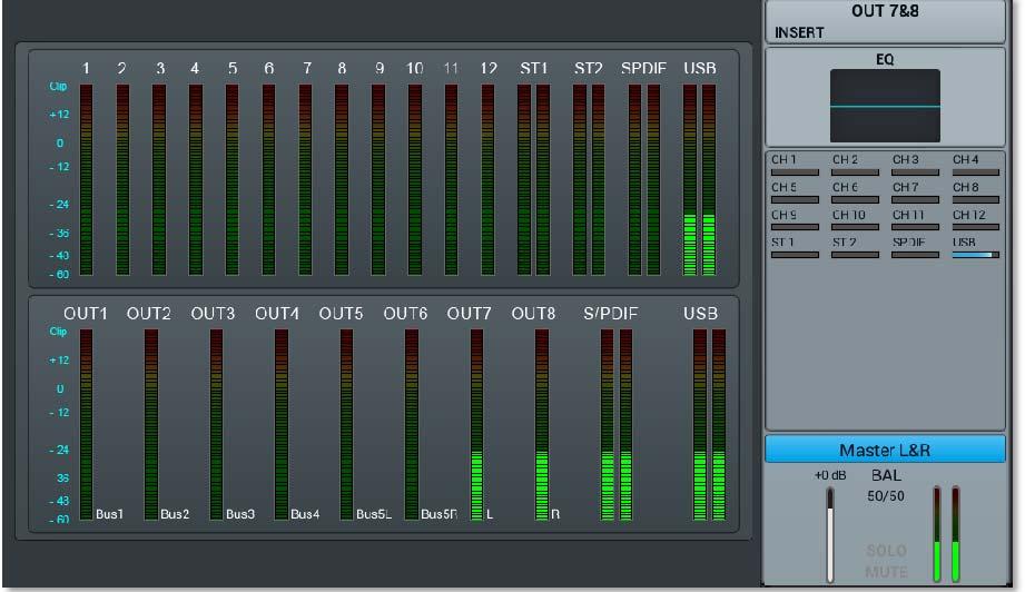 17 Output busses digilive 16 allows to mix into 14 output busses in total 4 Mono (Bus 1~4), 4 Stereo (Bus 5~8) and Master L/R.