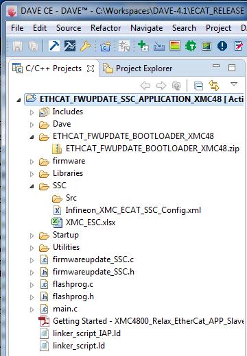 Setup Imported application example 6 The zip-file to import the 2nd project you find in the application project