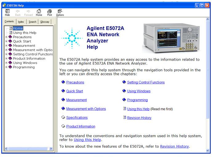 Manuals for E5072A Agilent provides the following three manuals for E5072A. The latest version of all documentations can be downloaded from http://www.agilent.com/find/e5072a- manual.