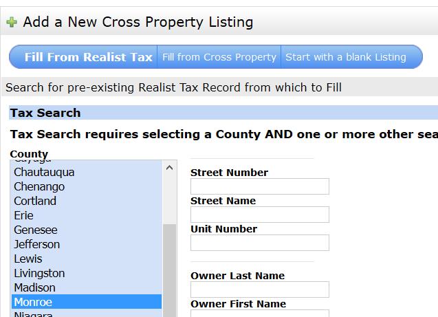LISTING INPUT 1. Click on the Add/Edit tab in Matrix to begin & then click on Add new 2. Select a Property Type Form 3.