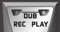 Pressing the [REC/DUB/PLAY] pedal will normally switch the RC-300 s state in the order of recording g overdubbing g playback.