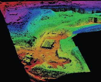 298 Haala a) Quarry test area b) Point cloud from LiDAR measurement c) Point cloud from Ultracam-X, 8 cm GSD d) Point cloud from DMC, 8 cm GSD Fig. 7: Quarry: Original area and cut out data sets.
