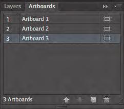 It also allows you to reorder, rename, add, and delete artboards and to choose many other options related to artboards. Next, you will create a copy of an artboard using this panel.