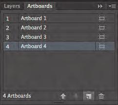 Notice that a copy is placed to the right of Artboard 2 in the Document window (the first artboard you created).