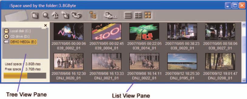 Copying SxS Media to Local Hard Disc Storage As an alternative to working directly from SxS media, the XDCAM EX Clip Browser may be utilized to archive the contents (or select clips) from an SxS card