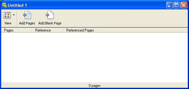 2. Add files to the RunList: a) Click the Add Pages button in the toolbar.